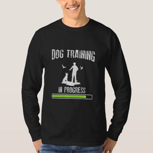 Dog training in uitvoering Dog Trainer T-shirt (Voorkant)