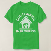 Dog Training Paw Dogs Trainer Dierenleer Beha T-shirt (Design voorkant)