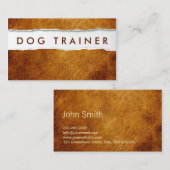 Dog Training Pet Sitter Creative Ripped Paper Visitekaartje (Voorkant / Achterkant)