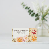 Dog Training Pet Sitting Walker Visitekaartje (Staand voorkant)