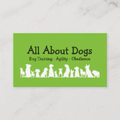 Dog Training Professional Visitekaartje (Voorkant)
