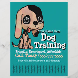 Dog Training.Puppy.Promotional Flyer