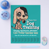 Dog Training.Puppy.Promotional Flyer (Enkel)
