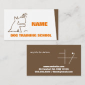 Dog Training School Visitekaartje (Voorkant / Achterkant)