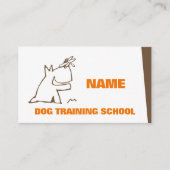 Dog Training School Visitekaartje (Voorkant)