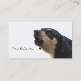 Dog training specialist visitekaartje