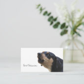 Dog training specialist visitekaartje (Staand voorkant)