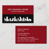 Dog training Two Side Visitekaartjes (Voorkant / Achterkant)