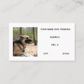 Dog Training Visitekaartje (Voorkant)