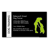 Dog Training Visitekaartje Magnet Magneet (Voorkant)
