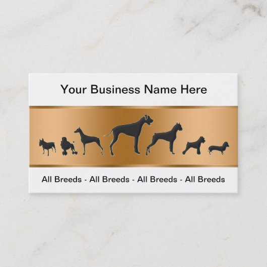 Dog Training Visitekaartjes (Voorkant)