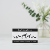 Dog Training Visitekaartjes (Staand voorkant)