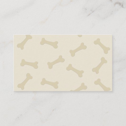 Dog Training Visitekaartjes (Achterkant)