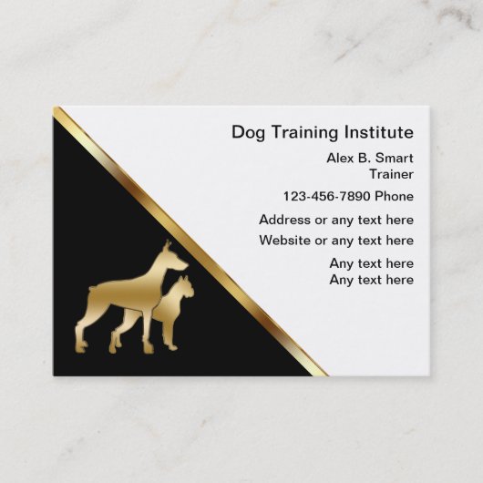 Dog Training Visitekaartjes (Voorkant)