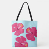 Dog Travel Canvas tas Happy Hibiscus (Voorkant)