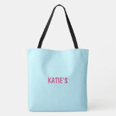 Dog Travel Canvas tas Happy Hibiscus (Achterkant)