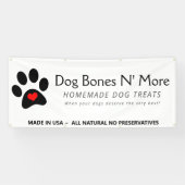 Dog Treat Bakery Business | Aangepaste cabine Spandoek (Horizontaal)