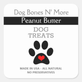 Dog Treat Business | Etiketten voor hondenbehandel