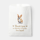 Dog Treat Wedding Favoriet Bag Bedankzakje (Voorkant)