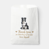 Dog Treat Wedding Favoriet Bag Bedankzakje (Voorkant)