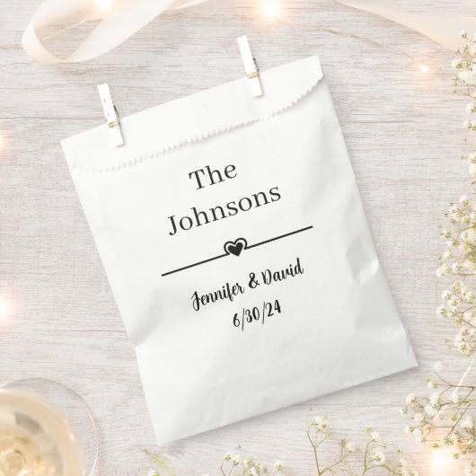 Dog Treat Wedding Favoriet Bag Bedankzakje (Geknipt)