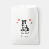 Dog Treat Wedding Favoriet Bag Bedankzakje (Voorkant)