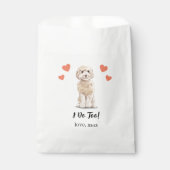 Dog Treat Wedding Favoriet Bag Bedankzakje (Voorkant)