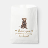 Dog Treat Wedding Favoriet Bag Bedankzakje (Voorkant)