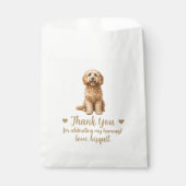 Dog Treat Wedding Favoriet Bag Bedankzakje (Voorkant)