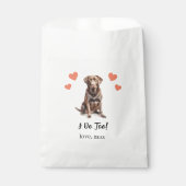 Dog Treat Wedding Favoriet Bag Bedankzakje (Voorkant)