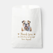 Dog Treat Wedding Favoriet Bag Bedankzakje (Voorkant)