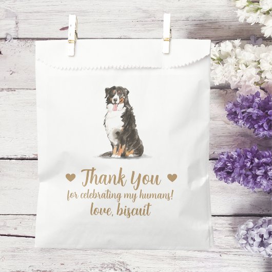 Dog Treat Wedding Favoriet Bag Bedankzakje