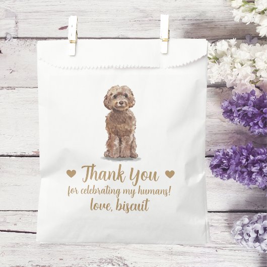 Dog Treat Wedding Favoriet Bag Bedankzakje