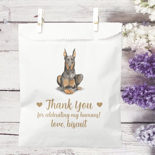 Dog Treat Wedding Favoriet Bag Bedankzakje