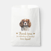 Dog Treat Wedding Favoriet Bag Bedankzakje (Voorkant)
