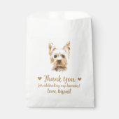 Dog Treat Wedding Favoriet Bag Bedankzakje (Voorkant)