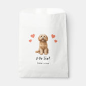 Dog Treat Wedding Favoriet Bag Bedankzakje (Voorkant)