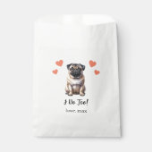 Dog Treat Wedding Favoriet Bag Bedankzakje (Voorkant)