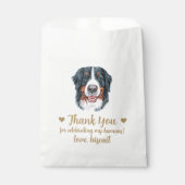 Dog Treat Wedding Favoriet Bag Bedankzakje (Voorkant)