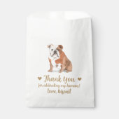Dog Treat Wedding Favoriet Bag Bedankzakje (Voorkant)
