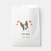 Dog Treat Wedding Favoriet Bag Bedankzakje (Voorkant)