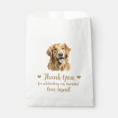 Dog Treat Wedding Favoriet Bag Bedankzakje (Voorkant)