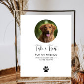 Dog Treat Wedding Favoriet Biscuit Bar Pet Treat Poster