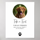 Dog Treat Wedding Favoriet Biscuit Bar Pet Treat Poster (Voorkant)