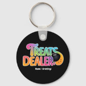 Dog Treats Dealer Eigenaar Hondenliefhebber Funny  Sleutelhanger (Voorkant)