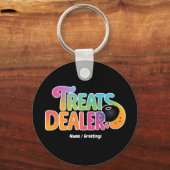 Dog Treats Dealer Eigenaar Hondenliefhebber Funny  Sleutelhanger (Voorkant)