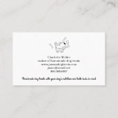 Dog Treats Maker Visitekaartje (Achterkant)