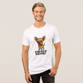 Dog Tri-Blend Shirt (Voorkant volledig)