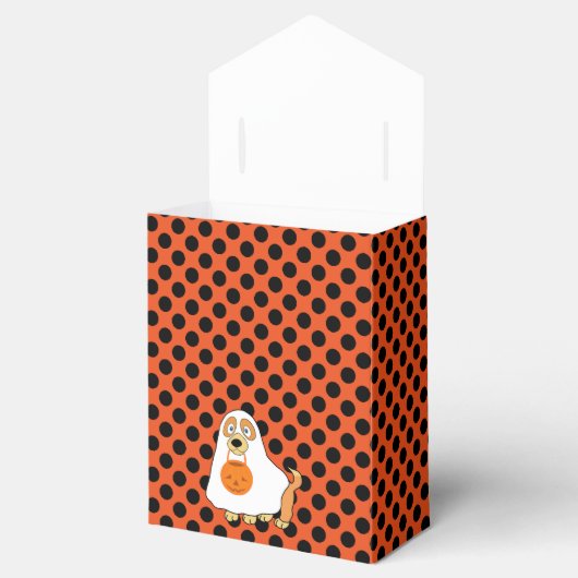 Dog Trick or treat Tent Favor Box Bedankdoosjes (Geopend)