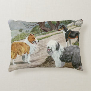  Dog Trio Decoratief Kussen